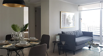 Arriendo de departamento en San Miguel 2 dormitorios y 1 baño en Parque Toledo