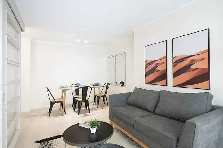 Arriendo de departamento en San Miguel 2 dormitorios 2 baños tipo D en Parque Toledo