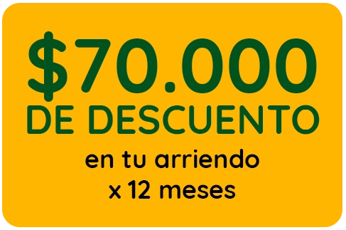 1 mes de arriendo GRATIS - Sólo deptos 1D+1B y 2D+1B